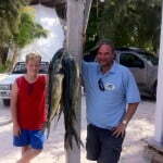 family fishing charter for mahi mahi with bigmarlin