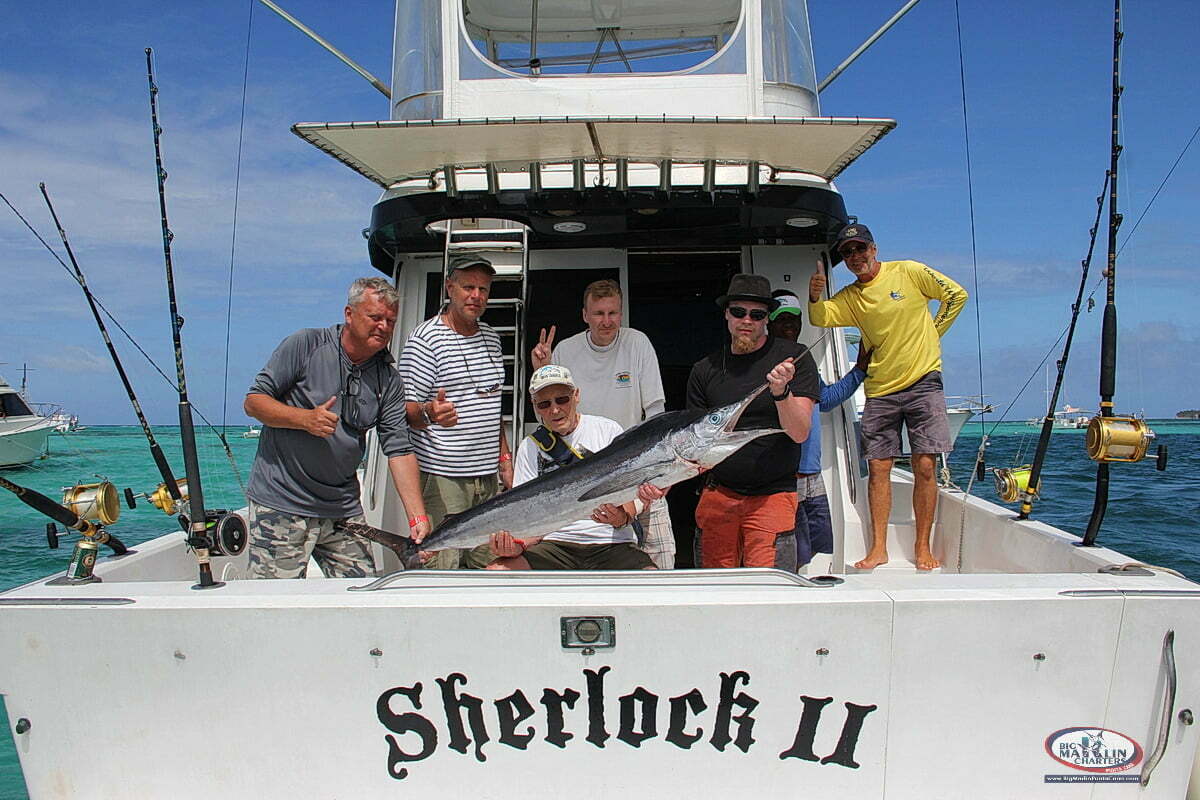 White Marlin fishing charter in Punta cana boat Sherlock
