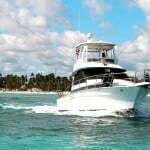 Convertible fishing boat charter for offshore fishing Punta Cana