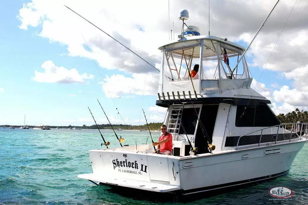 Fishing trips in Punta Cana charter Dominican Republic Bavaro Cap Cana area Sherlock boat