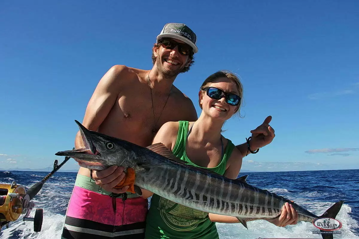 Tyler Mclaughlin fishng wahoo in Punta Cana wicked tuna project in the Dominican Republic