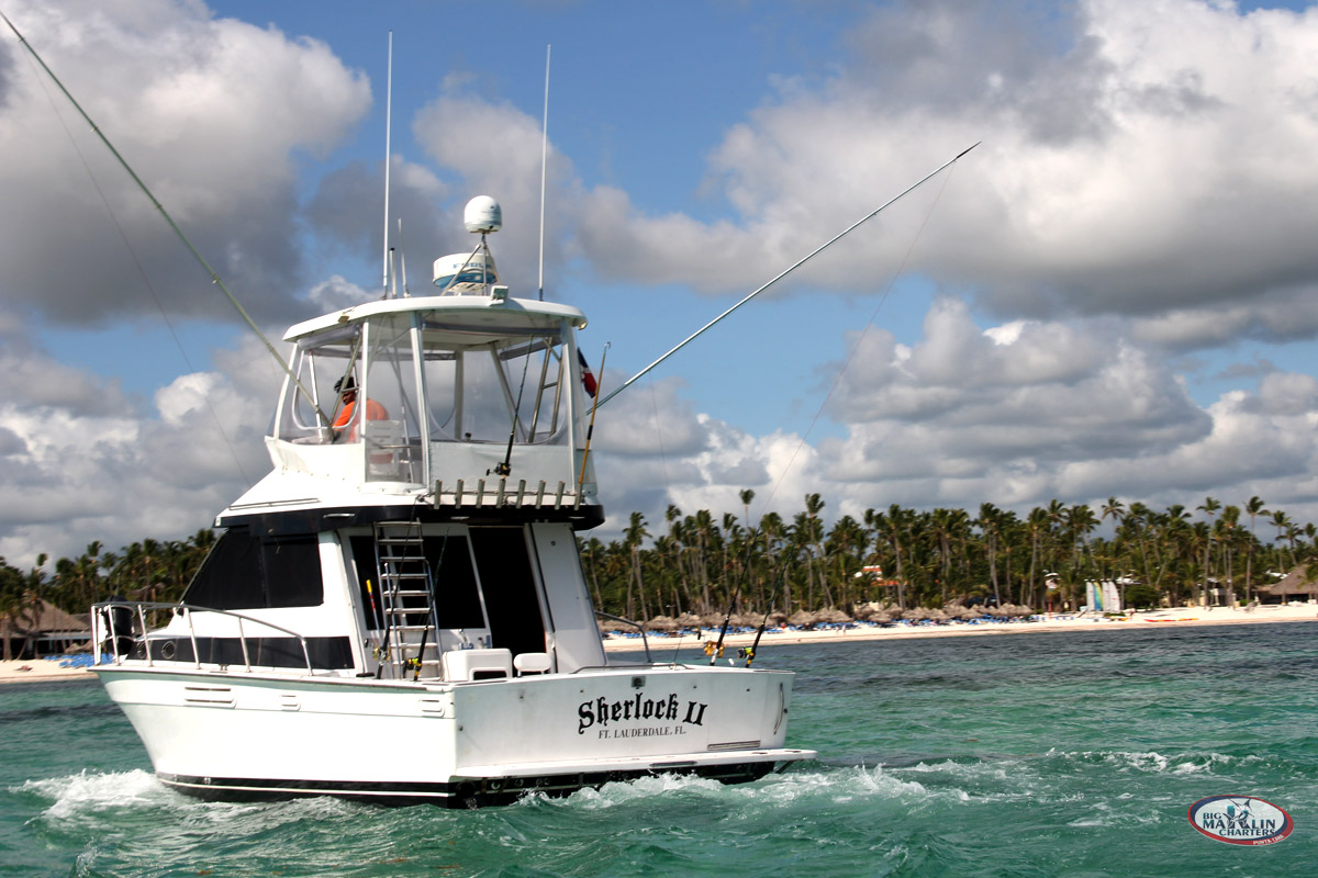 Fishing charter boat Sherlock in Punta Cana fleet Big Marlin Charters Punta Cana