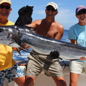 White Marlin fishing boat Fortuna catching offshore