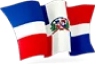 Official Flag Dominican Republic picture