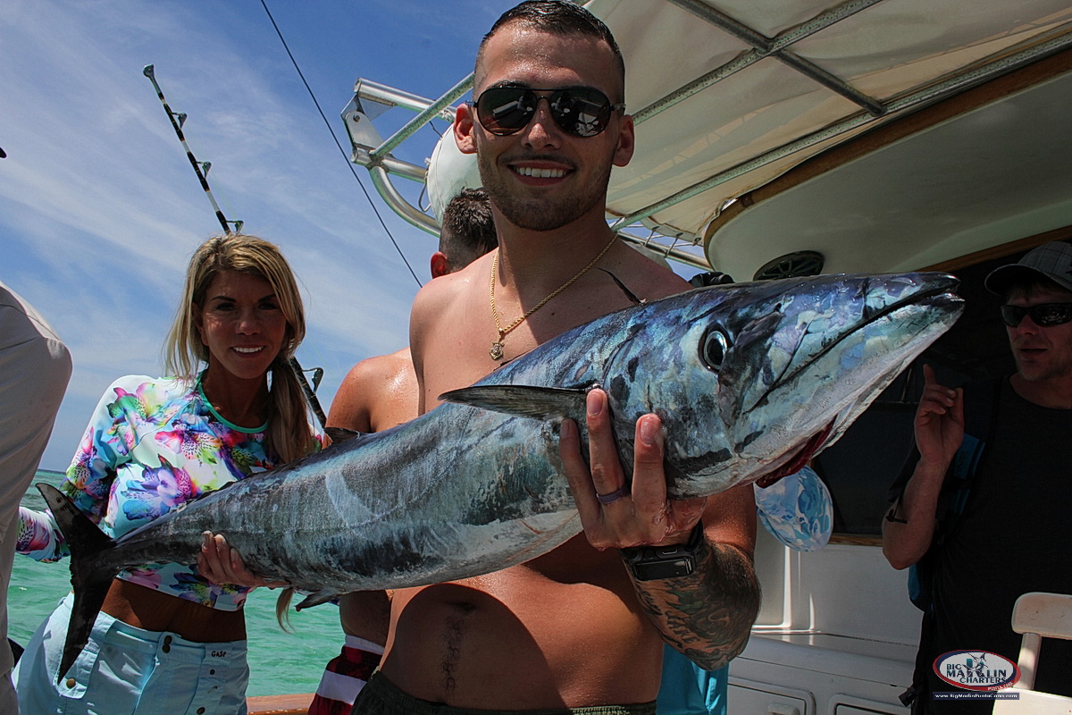 Wahoo pelagic deep sea fishing offshore charter