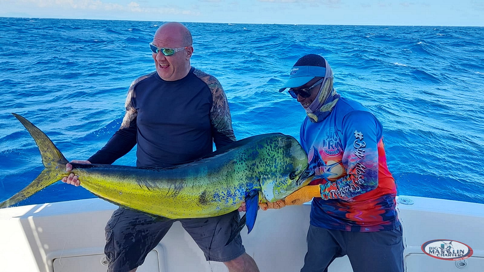 Caught a dorado trolling method