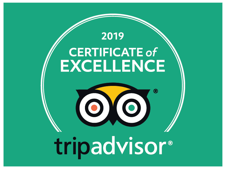 Tripadvisor Certificate of Excellence 2019