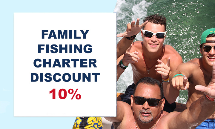 Special Discounts for Family Charters